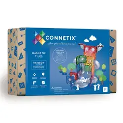 Connetix Magnetiska Byggklossar Rainbow Expansionsset 66 Delar