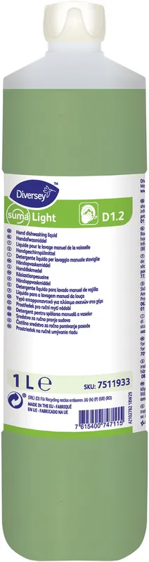 Handdiskmedel Suma Light D1.2 1 liter