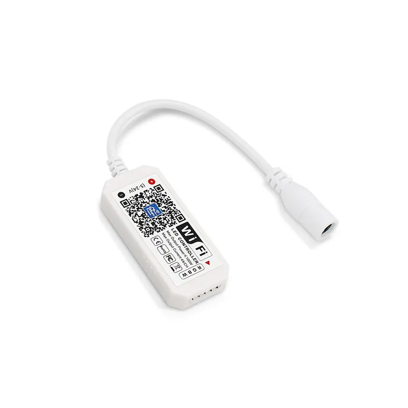 Smart Home RGB+WW controller - Fungerar med Google Home, Alexa och smartphones, 12V (100W), 24V (192W)