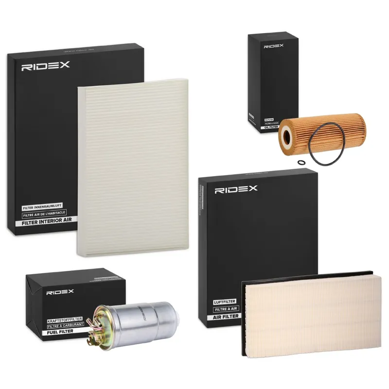 Filtersats RIDEX 4055F0117