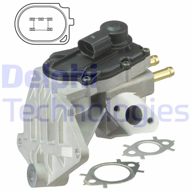 EGR-ventil DELPHI EG10424-12B1