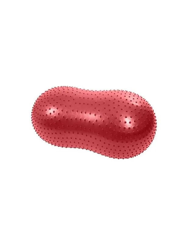 Balanskudde Kruuse Physio Tactile Peanut Röd 60 cm