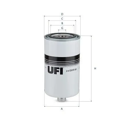Bränslefilter UFI 24.089.00