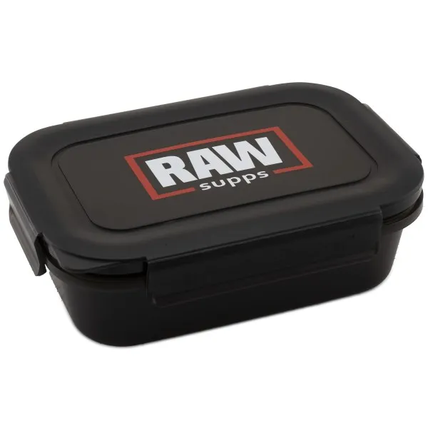 RAW Supps Food Container, 800 ml, Black
