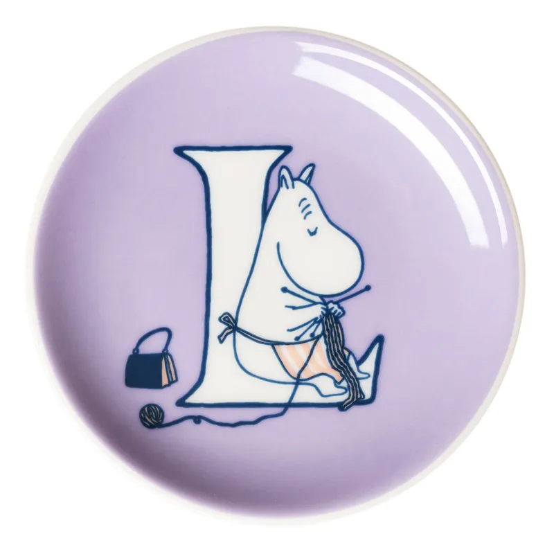 Moomin arabia Mumin L assiett 10,5 cm, lila