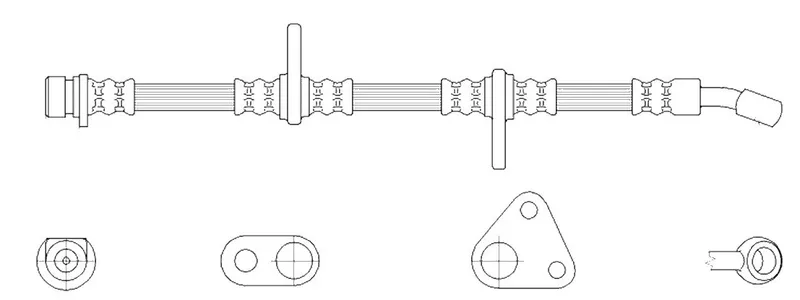 Bromsslang K&K FT3510