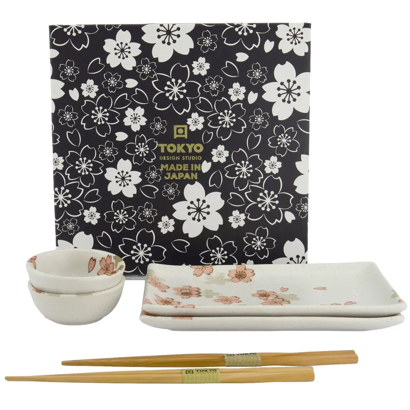 Tokyo design studio Sakura sushiset 6 delar, vit
