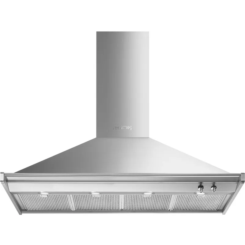 Smeg Classic Väggmonterad Köksfläkt 120cm KD120HXE (rostfritt stål)