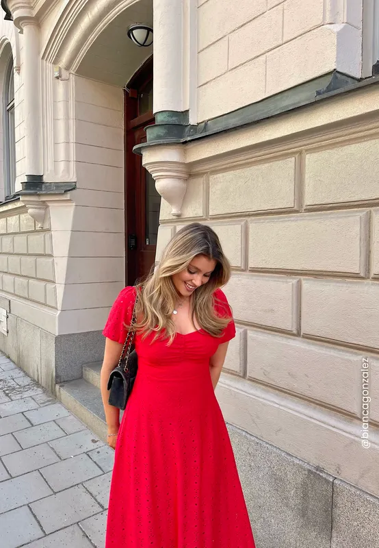 Broderie Anglaise Dress (#6822)