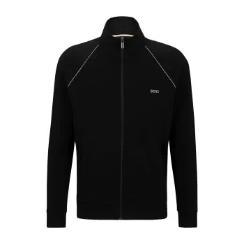 BOSS Mix and Match Zip Jacket Svart bomull Medium Herr