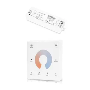 Fjärrkontroll för LED-list AGGE CCT Wall Mount Touch Panel 4-zones, RF 2.4 GHz, Fjärrkontroll + Styrdon