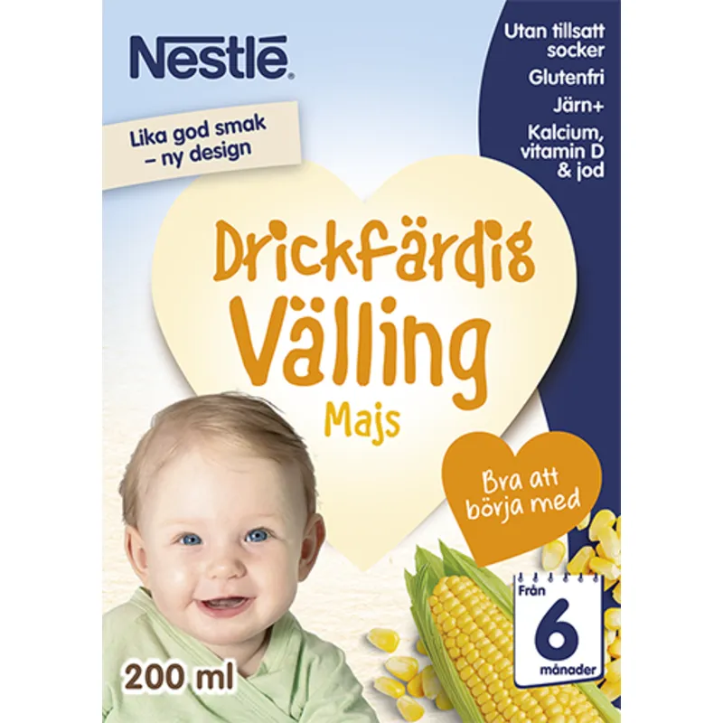 Köp 2 få 25% | Nestlé Drickfärdig Majsvälling 200 ml