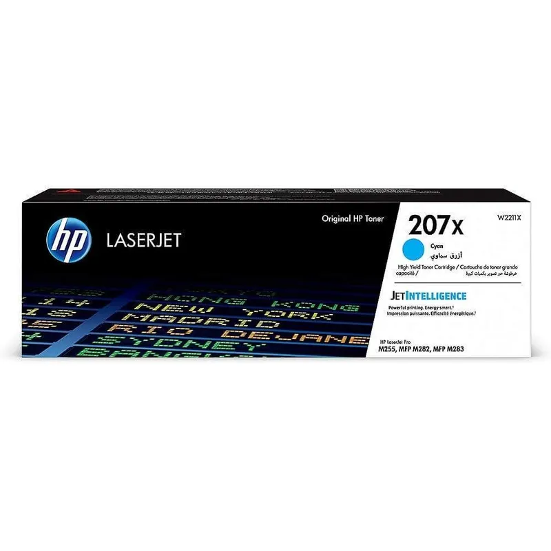 HP Toner W2211X 207X Cyan