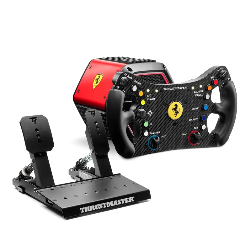 Thrustmaster T818 Ferrari 488 GT3 Simulator - Wired Steering wheel & Pedal set - PC