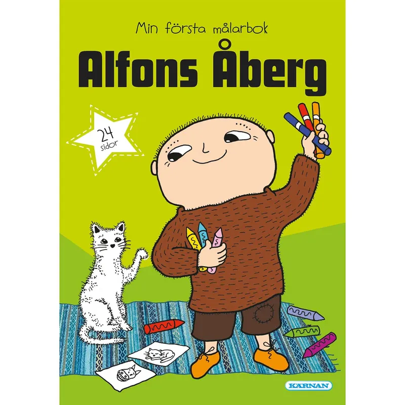 Målarbok Alfons Åberg ’Min Första Målarbok’, Kärnan