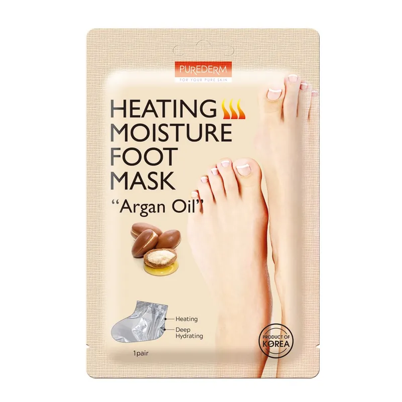 Purederm Fotmask Mask-Strumpor För Fötterna Värmande Arganolja 2X17G