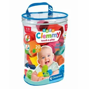 Soft Clemmy Mjuka Byggklossar 20-Pack Clementoni