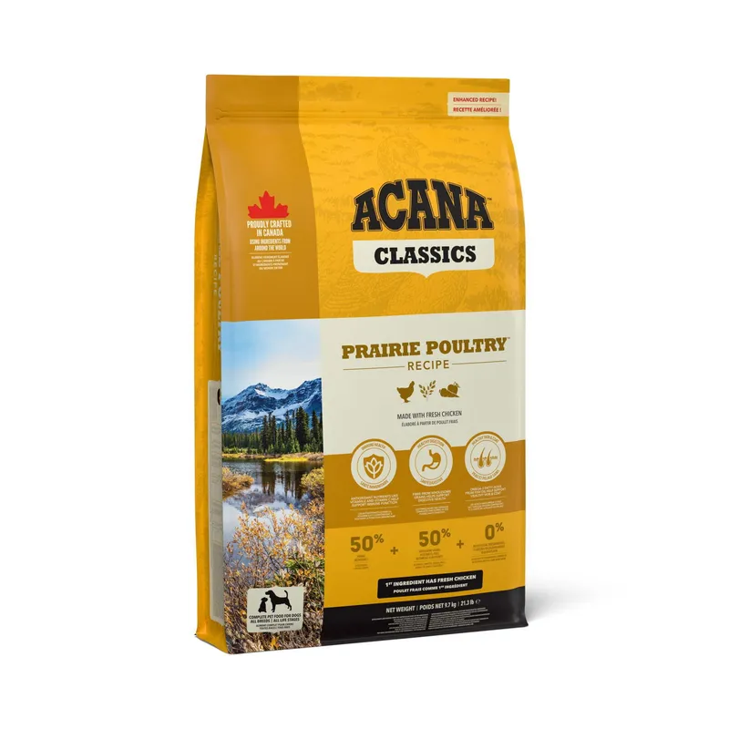 Classic Praire Poultry Torrfoder för hund 9,7kg