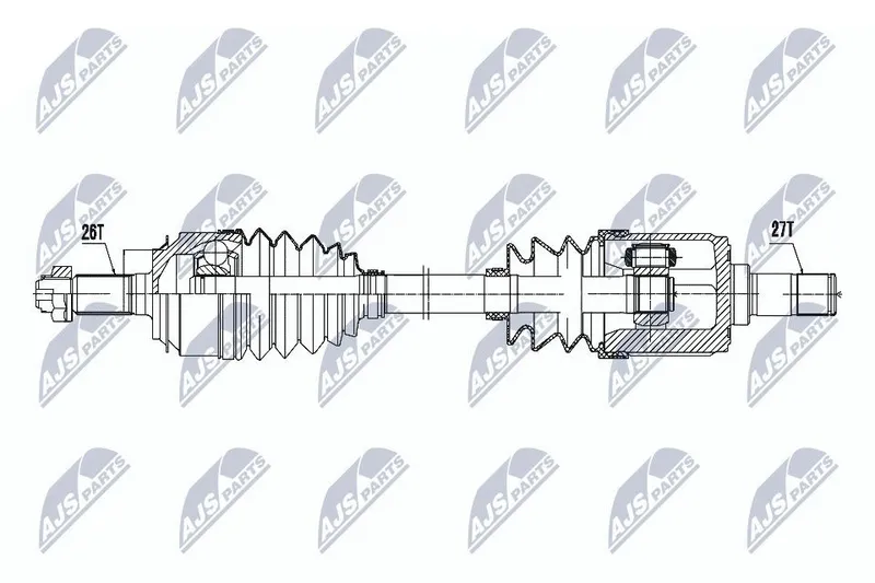 Drivaxel NTY NPW-HD-050