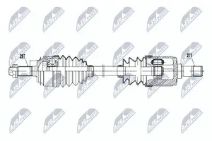 Drivaxel NTY NPW-HD-050
