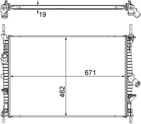 MAHLE CR 1370 000S Kylare