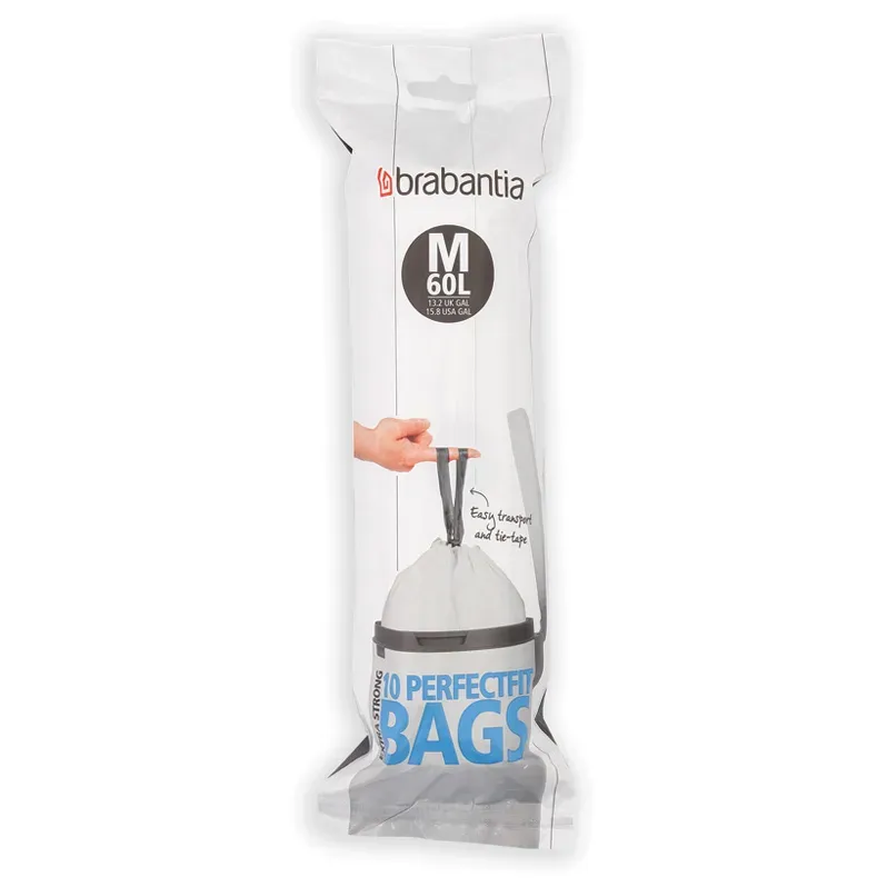 Brabantia PerfectFit avfallspåsar M 60 liter, 10-pack