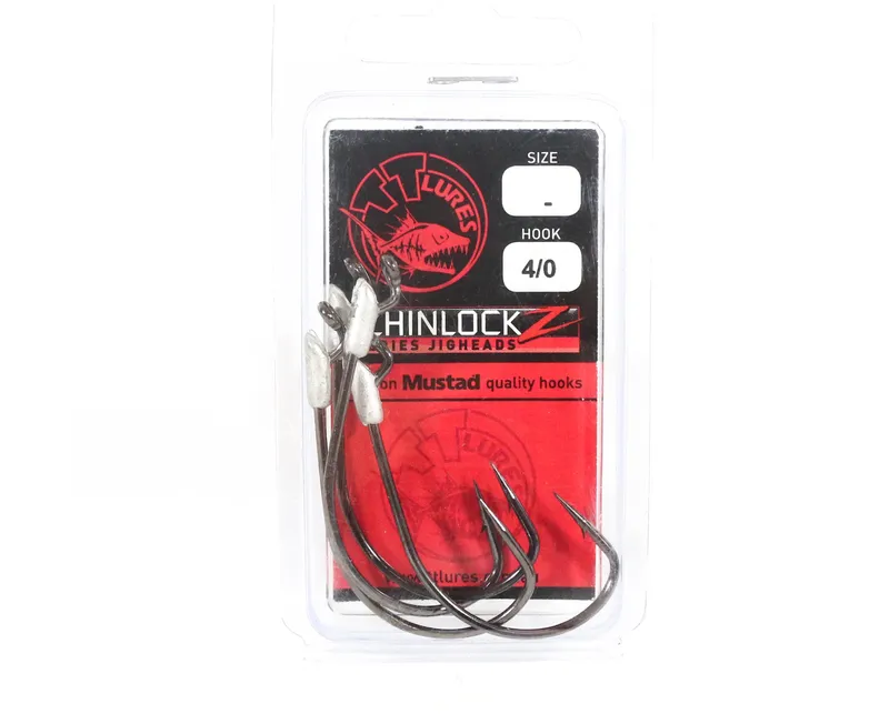 Tackle Tactics TT ChinlockZ Oviktad maskkrok 4/0 4/pack (0916)