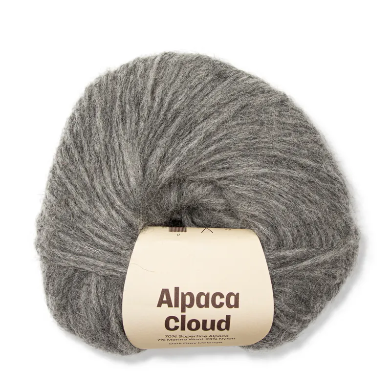 Alpaca Cloud 50 g Dark grey melange A274 Adlibris