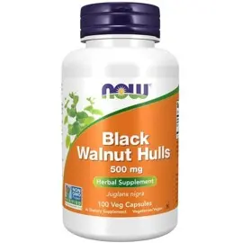 NOW Black Walnut Hulls 500 mg 100 kapslar