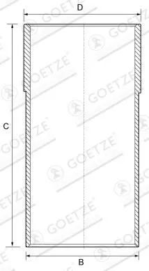 Cylinderfoder GOETZE ENGINE 14-710020-00
