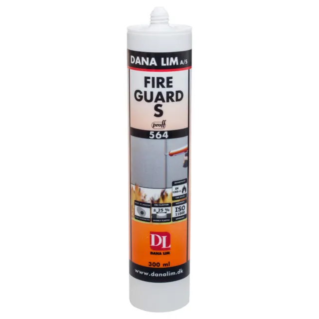 BRANDFOG FIRE GUARD SILIKON S 564 VIT 300ML | Beijerbygg Byggmaterial