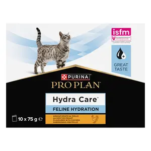 Veterinary Diets Feline HC HydraCare Vätskeersättning Kyckling för Katt - 10 st x 75 g