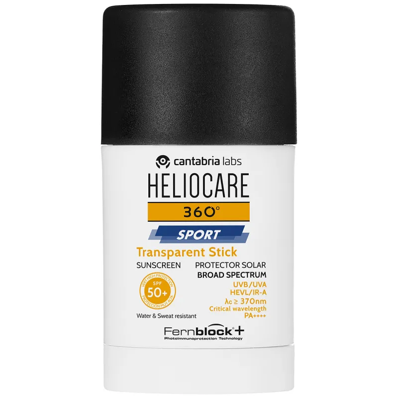 HELIOCARE – Heliocare 360 Sportsun Clear Stick Solskydd 50+ 25g