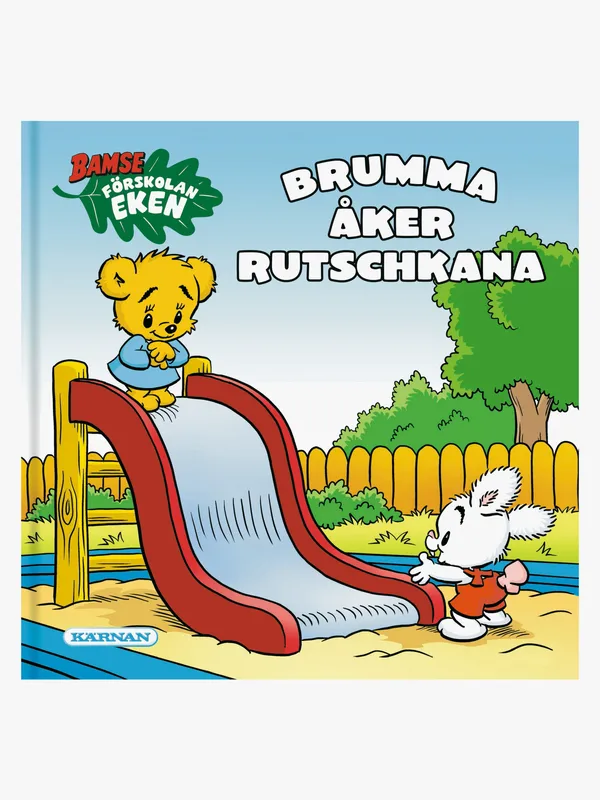 Brumma åker rutschkana