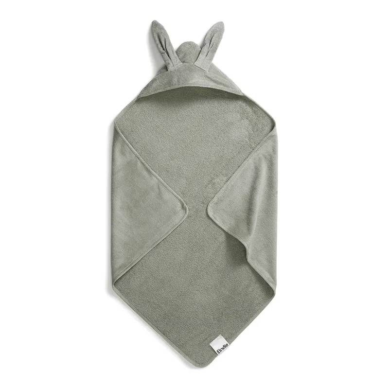 Elodie Badcape Baby, Mineral Green Bunny