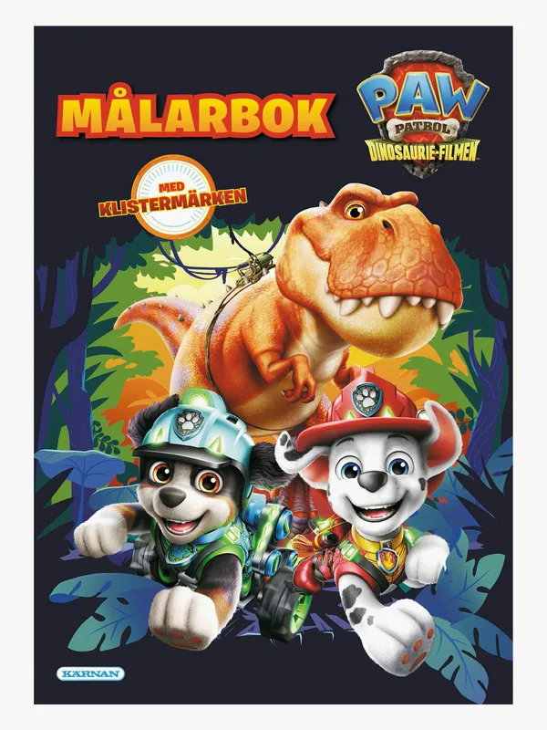 Kärnan Paw Patrol Dino Movie Målarbok