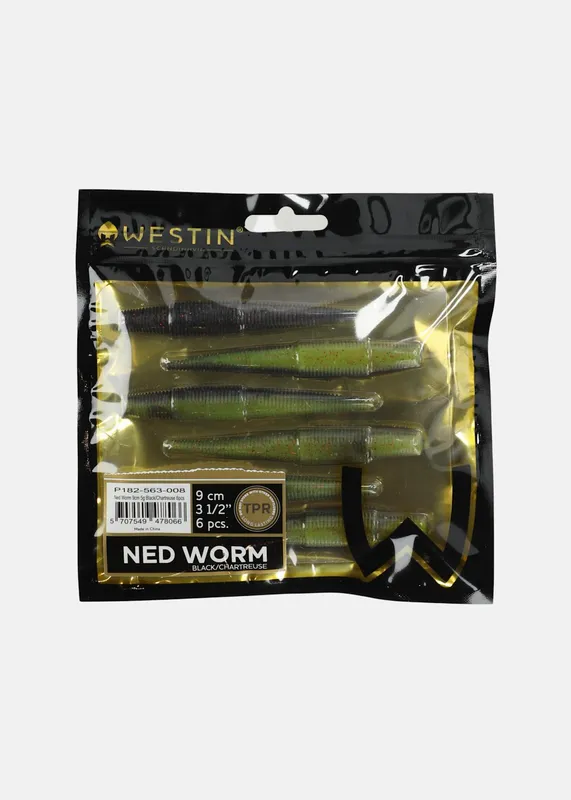 Westin Ned Worm 9 cm 5 gram 6st (#8066)