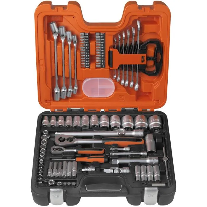 BAHCO S910 hylsnyckelsats, 91 st., 1/2″ / 1/4″