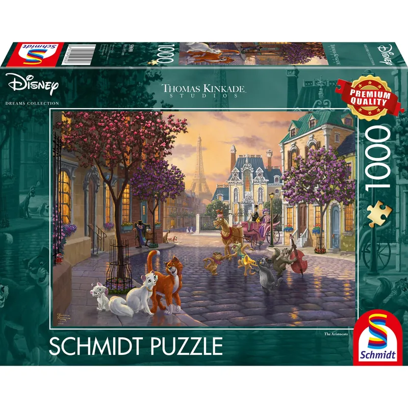 Pussel Disney The Aristocats 1000 bitar Schmidt