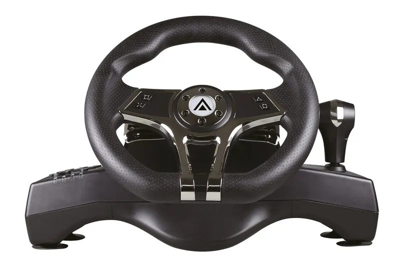 Kyzar PlayStation Steering Wheel – Wired Steering wheel & Pedal set – Sony PlayStation 4