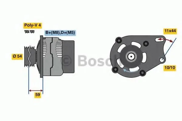 Generator BOSCH 0 986 080 490