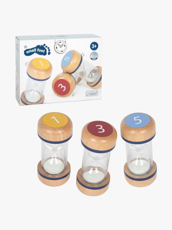 Small Foot – Wooden Hourglasses – 3-piece