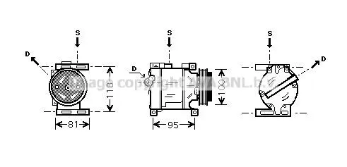 AC-kompressor PRASCO FTAK090