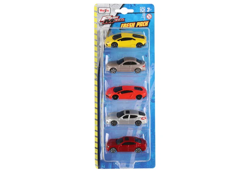 Set med 5 bilar – 7,6 cm