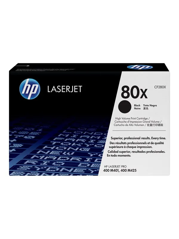 HP 80X Tonerkassett Svart