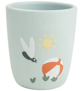 Done by Deer Mini Mugg - 160 ml. - Silikon - Lekplats - Blå