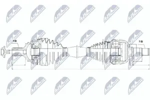 Drivaxel NTY NPW-ME-046