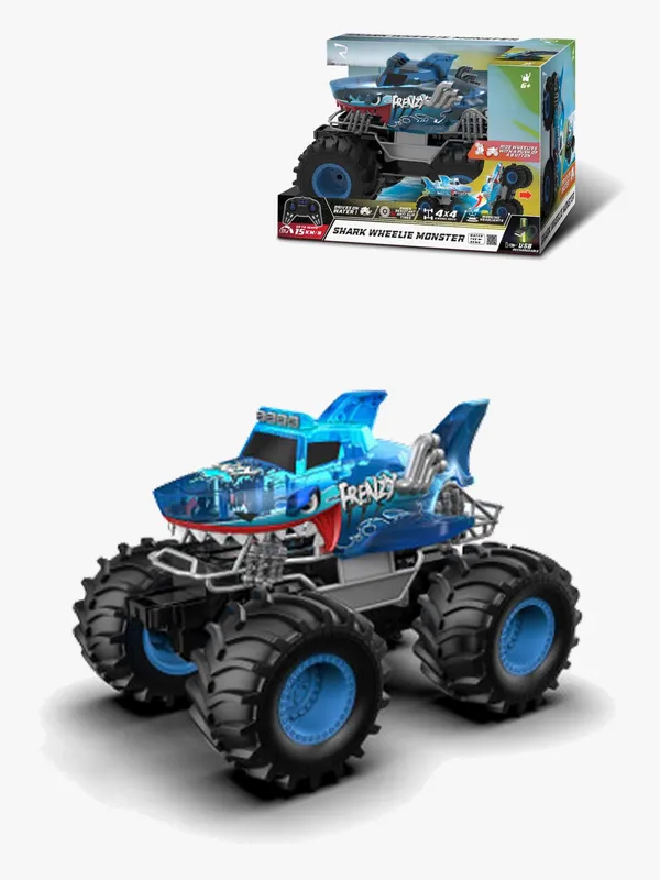 Revolt Radiostyrd Bil Shark Wheelie Monster 1:18