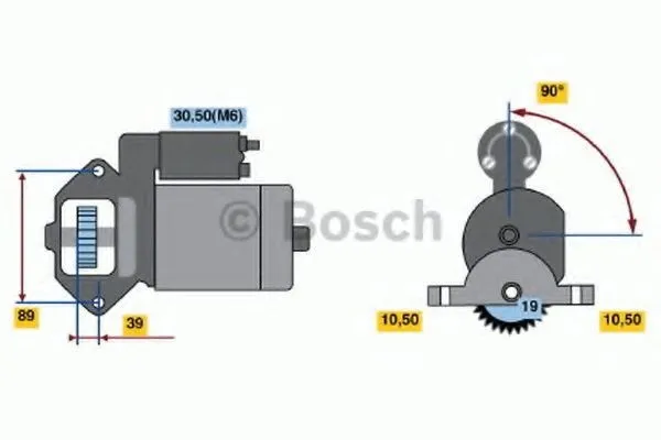 Startmotor BOSCH 0 986 021 351