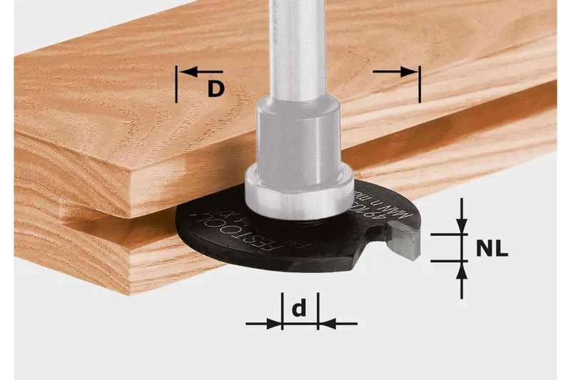 Festool HW D40x5 Skivnotfräs